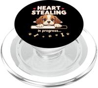 Divertido regalo para perro Beagle en forma de corazón, cachorro Beagle PopSockets PopGrip para MagSafe