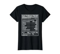 Divertido Regalo para Profesores de matemáticas Camiseta gráfica económica, Mujer, Negro, XS