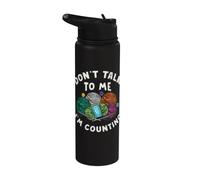 Divertido regalo para una aficionada al ganchillo: «No Stainless Steel Insulated Water Bottle