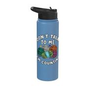 Divertido regalo para una aficionada al ganchillo: «No Stainless Steel Insulated Water Bottle