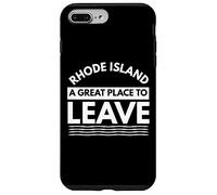 Divertido Regalo Retro de Rhode Island, un Gran Lugar para Dejar el Sarcasmo Carcasa para iPhone 7 Plus/8 Plus