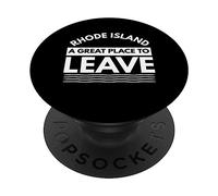 Divertido Regalo Retro de Rhode Island, un Gran Lugar para Dejar el Sarcasmo PopSockets PopGrip Adhesivo
