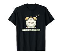 Divertido Reloj Despertador todavia durmiendo introvertido día de San Valentín Camiseta