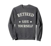 Divertido Retired Save Yourself Búsqueda de paramédicos Militares Rescate Sudadera