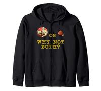 Divertido Retro Vintage Ham Or Ham Why Not Both? Sudadera con Capucha