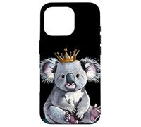 Divertido rey koala para los amantes de los koalas y osos Carcasa para iPhone 16 Pro