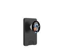 Divertido Robot Lavadora con Disfraz de Guitarra eléctrica PopSockets PopWallet para MagSafe