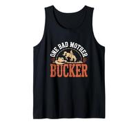 Divertido Rodeo Una Mala Madre - Sarcástico Bucker Cowboy Pun Camiseta sin Mangas
