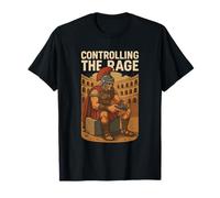 Divertido Romano Gamer Rage Juego de Palabras Historia Geek Retro Gaming Lover Camiseta