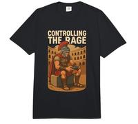 Divertido Romano Gamer Rage Juego de Palabras Historia Geek Retro Gaming Lover Comfort Colors Adult Heavyweight T-Shirt