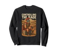 Divertido Romano Gamer Rage Juego de Palabras Historia Geek Retro Gaming Lover Sudadera