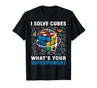 Divertido Rompecabezas competitivo Speedcube para Hombre y niño, Cubo para Amantes de Las matemáticas Camiseta