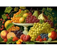 Divertido rompecabezas para adultos, 1000 piezas, retro, fiesta de frutas, rompecabezas de madera, los mejores ejercicios cerebrales, regalo educativo, decoración del hogar