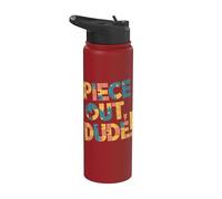 Divertido rompecabezas Piece Out Dude Stainless Steel Insulated Water Bottle