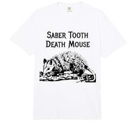 Divertido Sable Diente Muerte Ratón Mal Nombre Animal Incorrecto Broma Estúpida Comfort Colors Adult Heavyweight T-Shirt