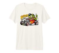 Divertido Salvaje Hotrods Forever Dragster Rat Rod Race Car Cartoon Camiseta Premium