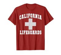 Divertido Salvavidas de California Beach Rescater Trip Dad Swim Boys Camiseta