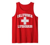 Divertido Salvavidas de California Beach Rescater Trip Dad Swim Boys Camiseta sin Mangas