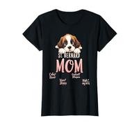 Divertido San Bernardo Mamá Perro San Bernardo Mamá Humor Cita Camiseta
