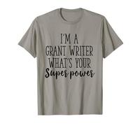 Divertido sarcástico Soy un Escritor de subvenciones ¿Cuál es tu Superpotencia Camiseta