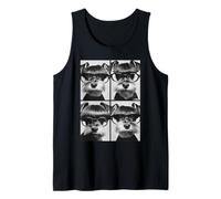 Divertido Schnauzer con Gafas de Sol Retro Meme Perros Bob Corte de Pelo Camiseta sin Mangas