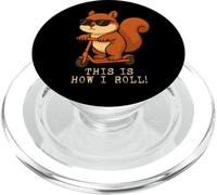 Divertido scooter de ardilla This Is How I Roll para niños y niñas PopSockets PopGrip para MagSafe