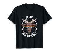 Divertido, Sé Gay, Baphomet, ¡Salve, Baphomet! LGBTQ Camiseta