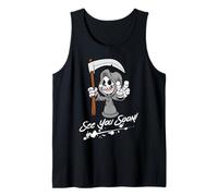 Divertido Segador Grim Te Veo Pronto B-Day 50 Plus Camiseta sin Mangas