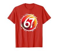 Divertido Seis Siete 6 7 Meme 67 Camisa Meme Gen Alpha Slang Camiseta