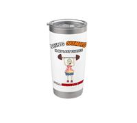 Divertido ser cremado es mi última esperanza para un cuerpo caliente ahumado Vaso térmico de acero inoxidable de doble pared