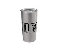 Divertido set de batería Drum Player Vaso térmico de acero inoxidable de doble pared