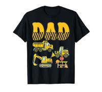 Divertido set familiar de excavadora de construcción para papá y mamá Camiseta