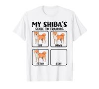 Divertido shiba inu akita inu perro japonés raza mamá papá amantes Camiseta