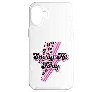 Divertido Shorty Hit Forties cumple 40 años Carcasa para iPhone 16 Plus