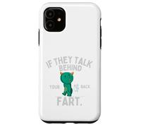 Divertido Si Hablan Detrás De Tu Espalda Pedo Lindo Monstruo Animal Carcasa para iPhone 11