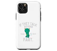 Divertido Si Hablan Detrás De Tu Espalda Pedo Lindo Monstruo Animal Carcasa para iPhone 11 Pro