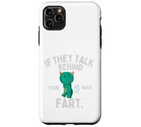 Divertido Si Hablan Detrás De Tu Espalda Pedo Lindo Monstruo Animal Carcasa para iPhone 11 Pro Max