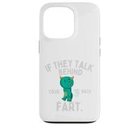 Divertido Si Hablan Detrás De Tu Espalda Pedo Lindo Monstruo Animal Carcasa para iPhone 13 Pro