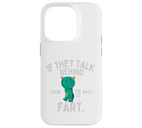 Divertido Si Hablan Detrás De Tu Espalda Pedo Lindo Monstruo Animal Carcasa para iPhone 14 Pro