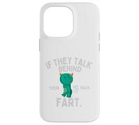 Divertido Si Hablan Detrás De Tu Espalda Pedo Lindo Monstruo Animal Carcasa para iPhone 14 Pro Max