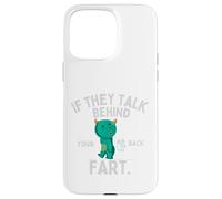 Divertido Si Hablan Detrás De Tu Espalda Pedo Lindo Monstruo Animal Carcasa para iPhone 15 Pro Max
