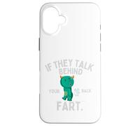Divertido Si Hablan Detrás De Tu Espalda Pedo Lindo Monstruo Animal Carcasa para iPhone 16 Plus