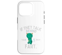 Divertido Si Hablan Detrás De Tu Espalda Pedo Lindo Monstruo Animal Carcasa para iPhone 16 Pro
