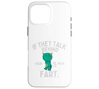 Divertido Si Hablan Detrás De Tu Espalda Pedo Lindo Monstruo Animal Carcasa para iPhone 16 Pro Max
