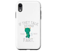 Divertido Si Hablan Detrás De Tu Espalda Pedo Lindo Monstruo Animal Carcasa para iPhone XR