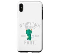 Divertido Si Hablan Detrás De Tu Espalda Pedo Lindo Monstruo Animal Carcasa para iPhone XS Max