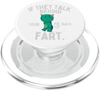 Divertido Si Hablan Detrás De Tu Espalda Pedo Lindo Monstruo Animal PopSockets PopGrip para MagSafe