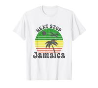 Divertido Siguiente Parada Jamaica Vacaciones de Verano Mujeres Camiseta