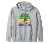 Divertido Siguiente Parada Jamaica Vacaciones de Verano Mujeres Sudadera con Capucha