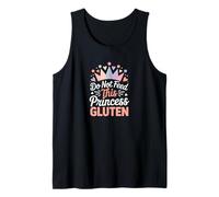 Divertido sin Gluten - No alimente a Esta Princesa Gluten Camiseta sin Mangas